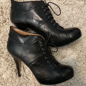 Nine West Leather Ankle Boots